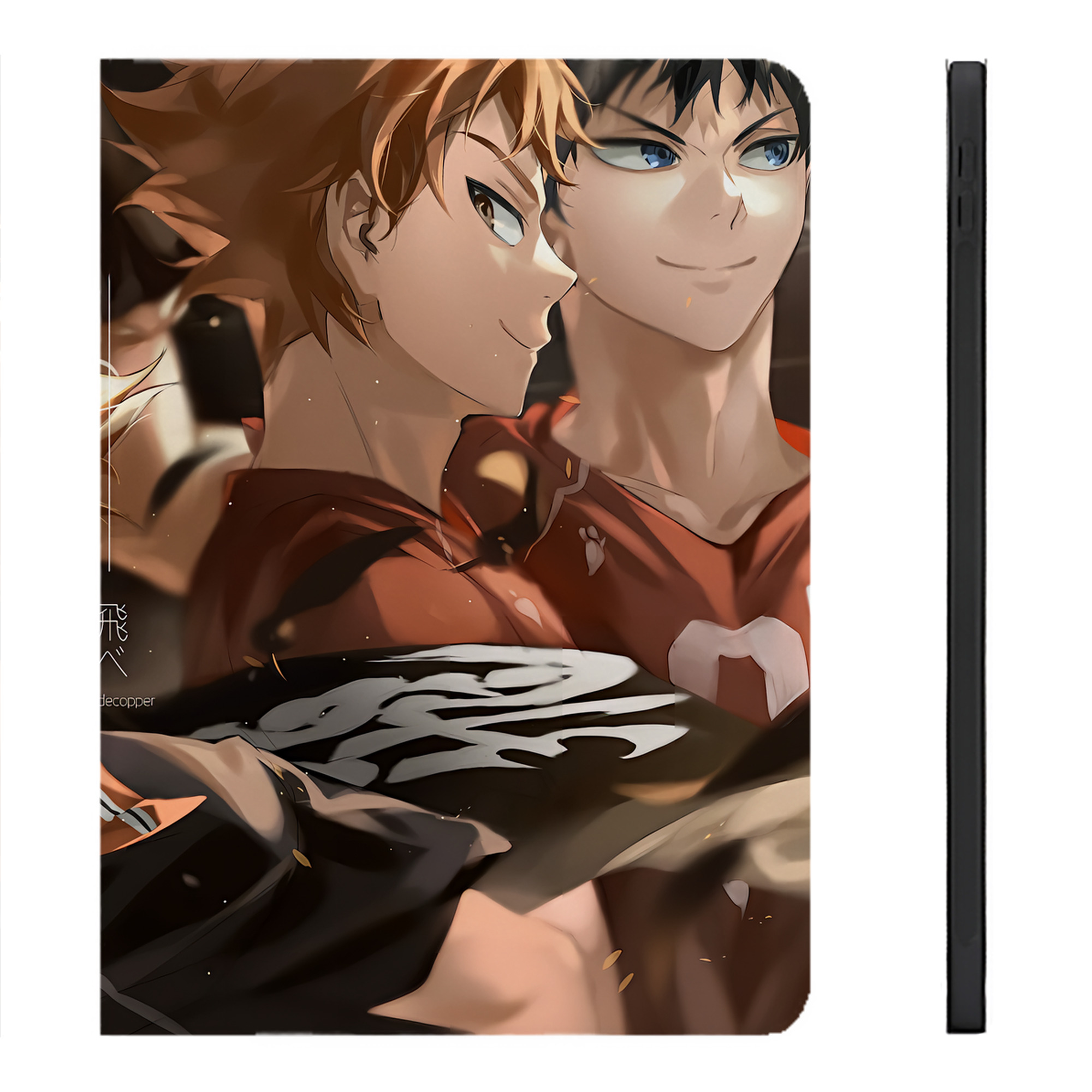 （画像用） ハイキュー!! Haikyu!! IPadケース ペンホルダー付き ブックスタイルデザイン